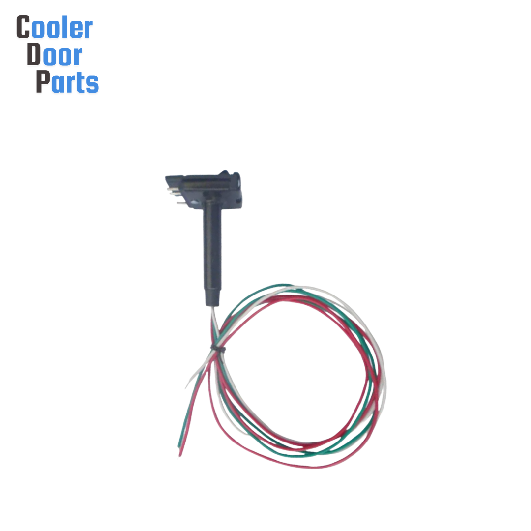 Anthony hinge pin 3 wire black with square corners and no connectors for cooler doors