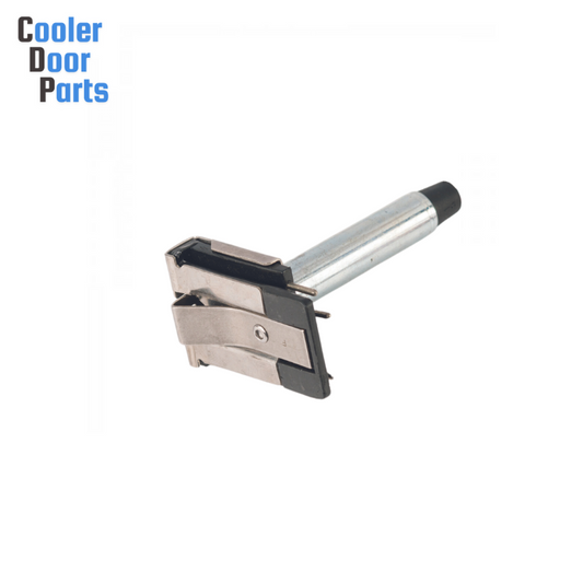 Anthony hinge pin zero wire with angled corners in silver finish for cooler doors
