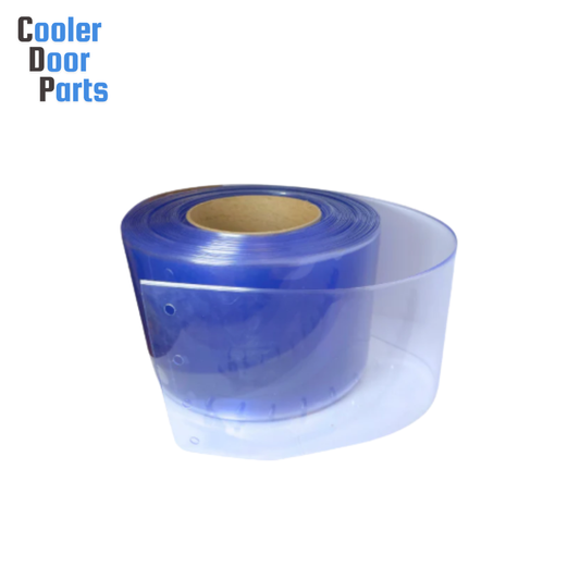 Strip Curtain Roll - 150 Feet x 8 Inch, Ribbed - Clear [CDP 561R]