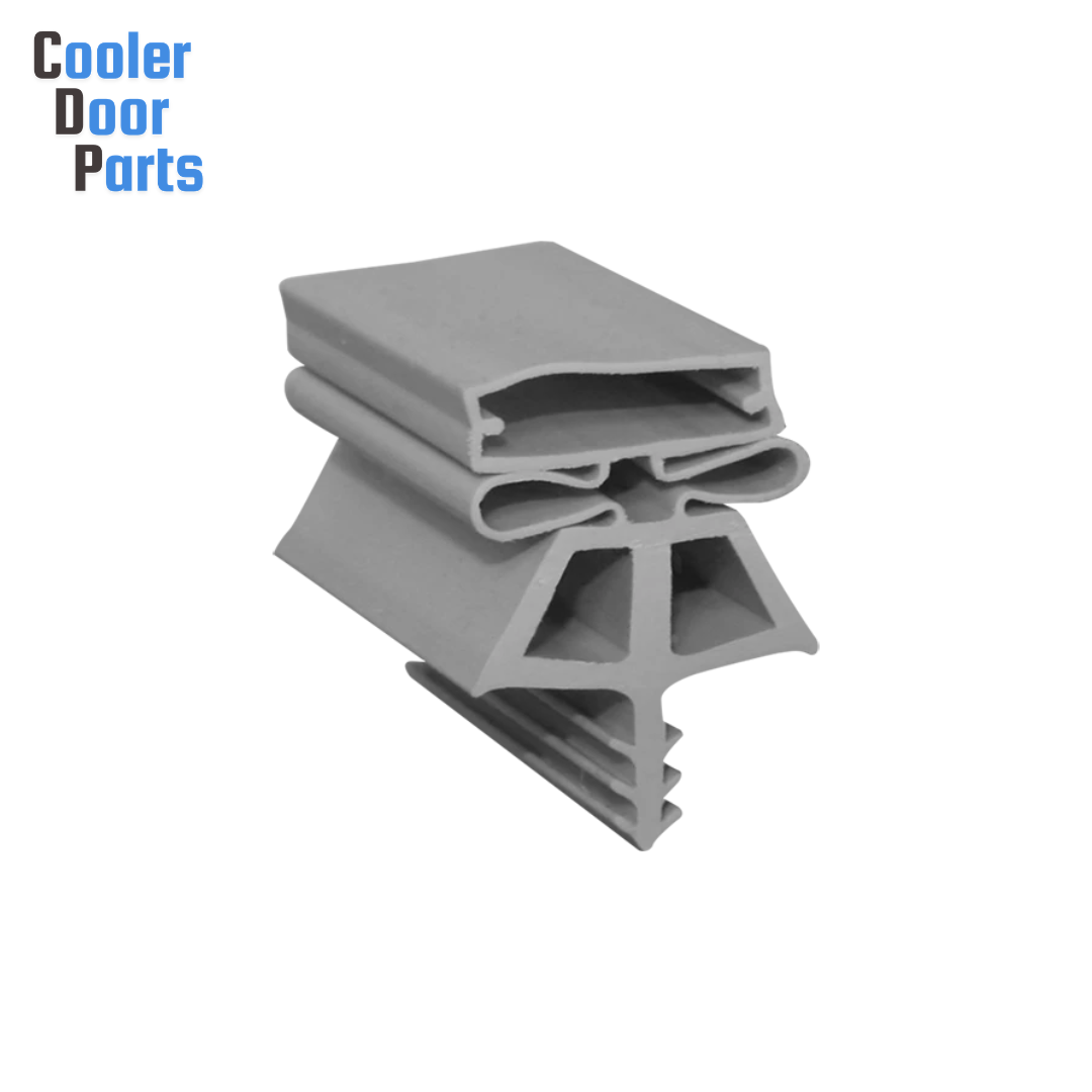 3-Sided Walk-In Gasket Frame, 32-1/4 x 77-5/8 OD, Snap-In - Grey for Kolpak [CDP 910]